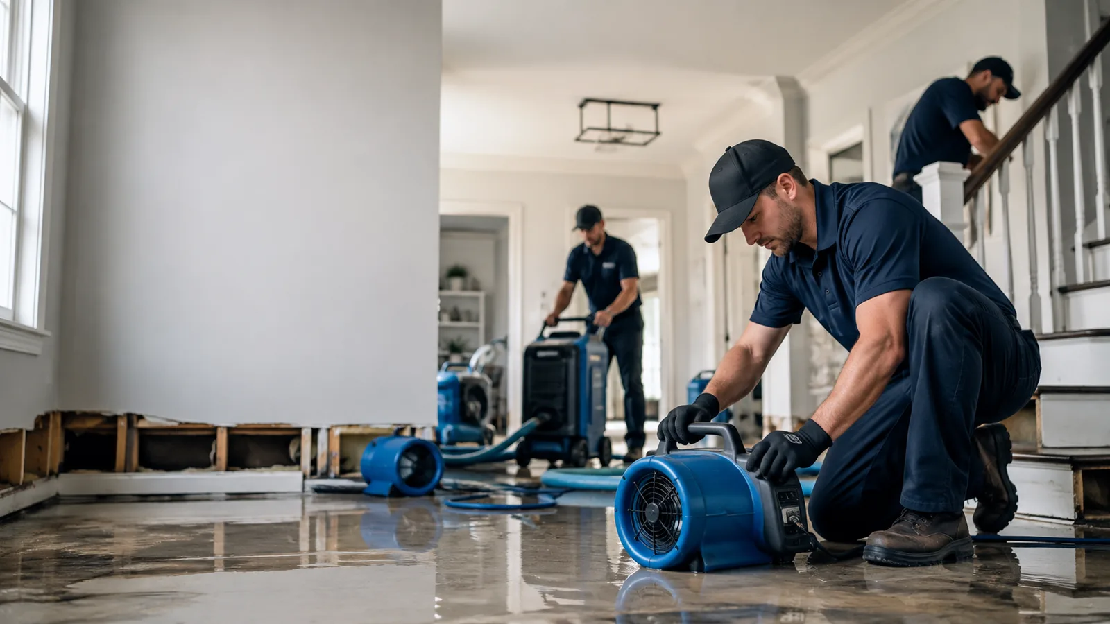 Water Damage Restoration in Combined Locks, WI near me